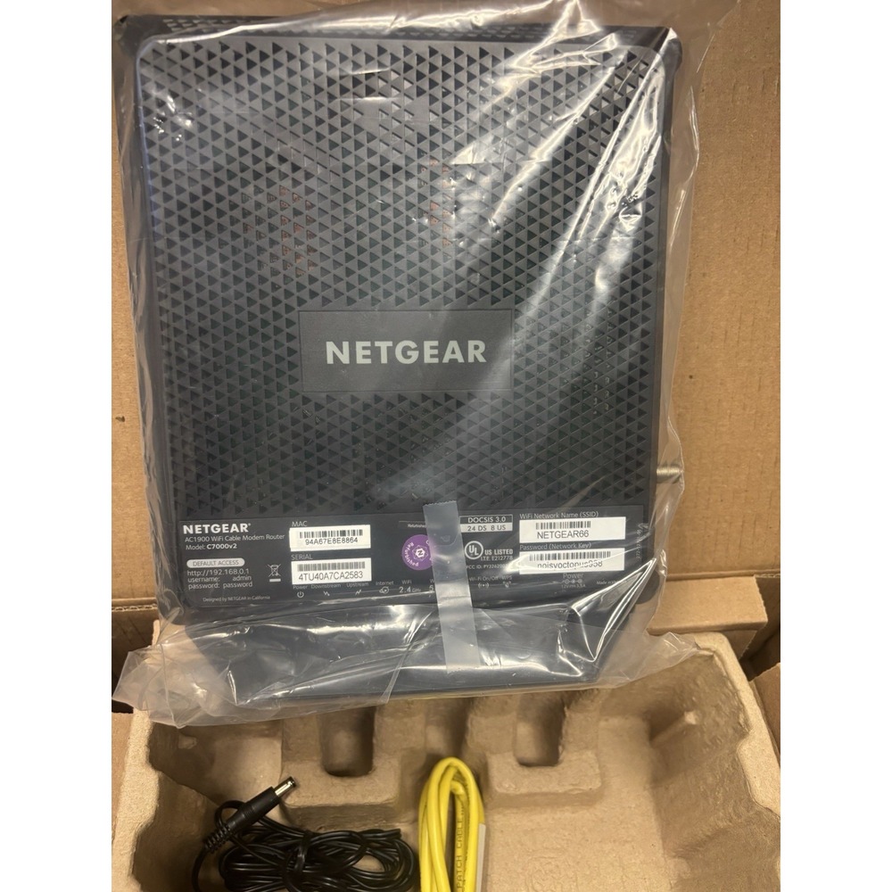 NETGEAR Nighthawk AC1900 (24x8) Wi-Fi Cable Modem Router (C7000v2)- Renewed - Picture 5 of 10